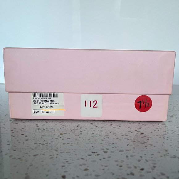 NWT Sophia Webster Black and Gold Butterfly Flats with ankle straps SZ 6.5 /37.5 - Picture 10 of 10